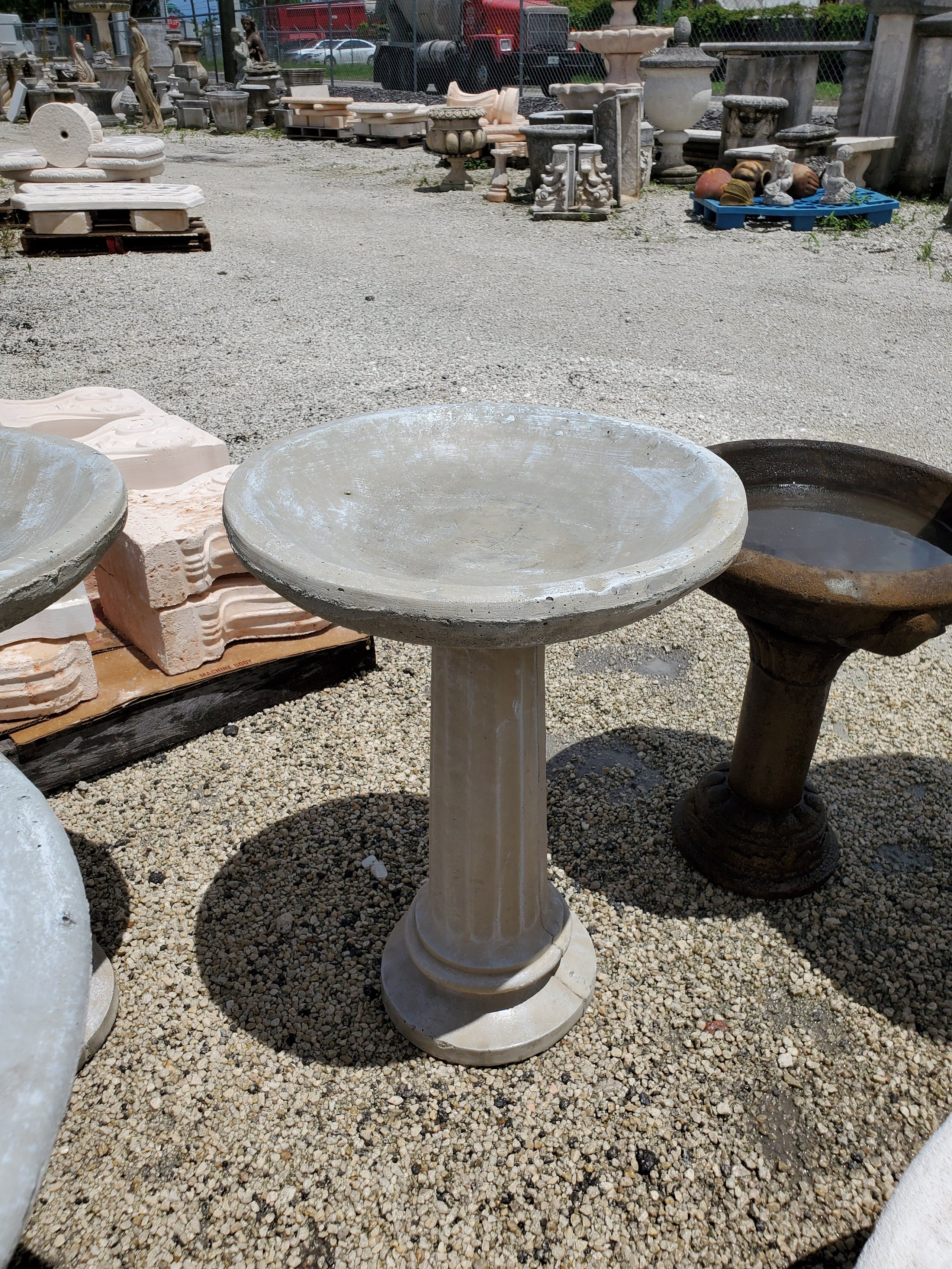 Cement sales bird bath