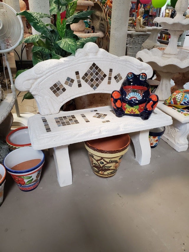 Cement benches for shop sale